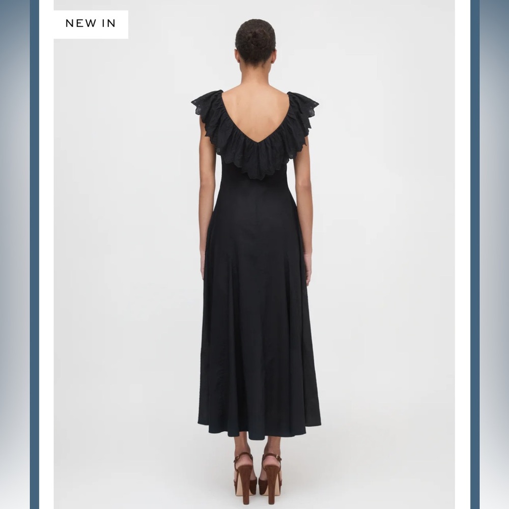 Hill House Home The Milani Dress in Black Size Large - Picture 3 of 6